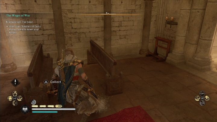 3 wskazówka: W Movilla Abbey w Ulster, kościele na wzgórzu - AC Valhalla Gniew Druidów: Dzieci Danu - lista, wszystkie wskazówki - Assassins Creed Valhalla - poradnik do gry