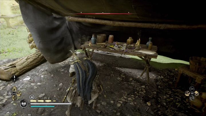 3 wskazówka: W białym namiocie, w lokalizacji Kiltober, zaraz przy punkcie synchronizacji - AC Valhalla Gniew Druidów: Dzieci Danu - lista, wszystkie wskazówki - Assassins Creed Valhalla - poradnik do gry