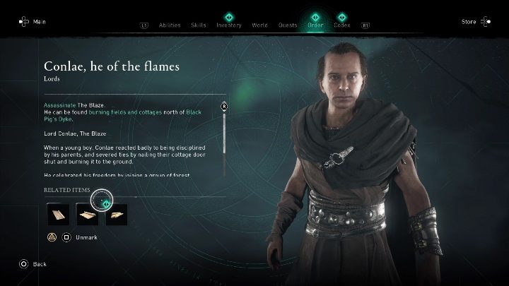 Płomień (Conlae, podpalacz) nie łączy się z zadaniami fabularnymi - AC Valhalla Gniew Druidów: Dzieci Danu - lista, wszystkie wskazówki - Assassins Creed Valhalla - poradnik do gry