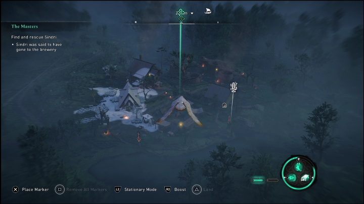 Po przeczekaniu do nocy udajcie się do kolejnej lokacji - AC Valhalla Świt Ragnaroku: Mistrzowie (The Masters) - opis przejścia - Assassins Creed Valhalla - poradnik do gry