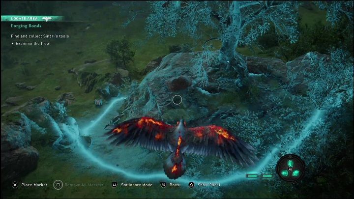 Od miejsca za sarkofagiem udajecie się na górę - AC Valhalla Świt Ragnaroku: Budowanie więzi (Forging Bonds) - opis przejścia - Assassins Creed Valhalla - poradnik do gry