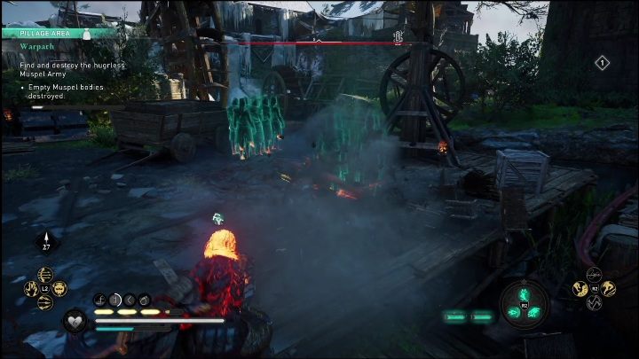 W ostatniej lokacji znajdziecie wiele grup pustych ciał - AC Valhalla Świt Ragnaroku: Wojenna ścieżka (Warpath) - opis przejścia - Assassins Creed Valhalla - poradnik do gry