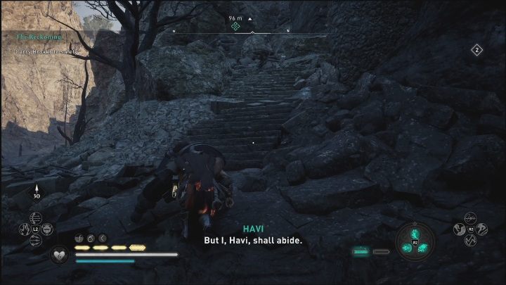 Po rozmowie podnieście Brokkera i wynieście z gór - AC Valhalla Świt Ragnaroku: Czas sądu (The Reckoning) - opis przejścia - Assassins Creed Valhalla - poradnik do gry