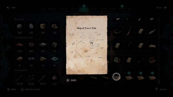 Nagroda: 1500 skór - AC Valhalla Świt Ragnaroku: Mapy skarbów - opis i lokalizacja sekretów - Assassins Creed Valhalla - poradnik do gry