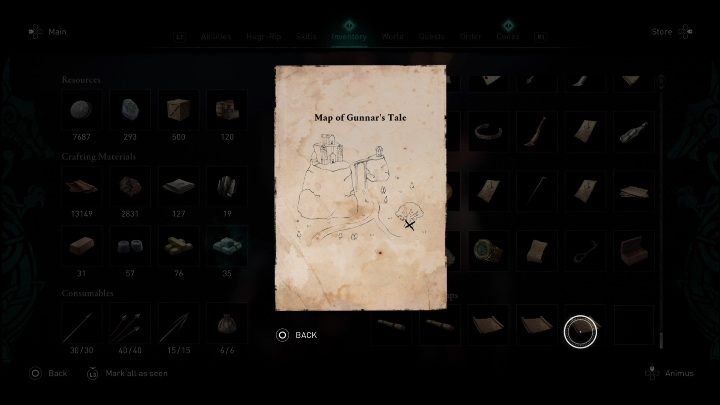 Nagroda: 10 sztabek niklu - AC Valhalla Świt Ragnaroku: Mapy skarbów - opis i lokalizacja sekretów - Assassins Creed Valhalla - poradnik do gry