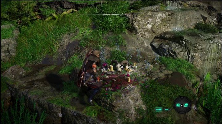 10 sztabek niklu leży przy niewielkim ołtarzu, zaraz obok małego wodospadu - AC Valhalla Świt Ragnaroku: Mapy skarbów - opis i lokalizacja sekretów - Assassins Creed Valhalla - poradnik do gry