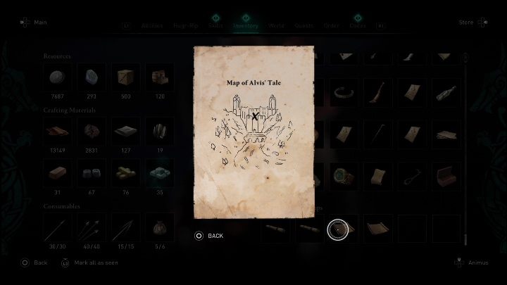 Nagroda: 1000 żelaza - AC Valhalla Świt Ragnaroku: Mapy skarbów - opis i lokalizacja sekretów - Assassins Creed Valhalla - poradnik do gry