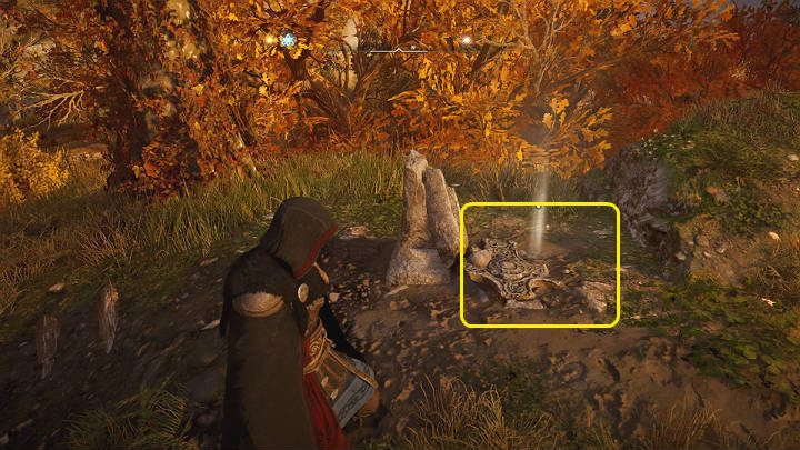 Klucz do budynku znajdziesz zaraz obok, przy nagrobku - Assassins Creed Valhalla: Siostry Topora/Sisters of the Axe - solucja - Assassins Creed Valhalla - poradnik do gry