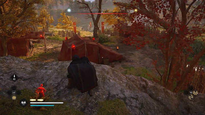 W obozie stacjonuje kilku żołnierzy - Assassins Creed Valhalla: Siostry Topora/Sisters of the Axe - solucja - Assassins Creed Valhalla - poradnik do gry