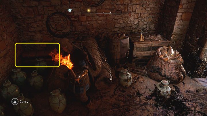 Warto wykonać ten krok, ponieważ przy okazji zbierzesz nieco fantów ze skrzyni, która została tam sprytnie ukryta - Assassins Creed Valhalla: Sos z Ledecestrescire/Ledecestrescire Sauce - solucja - Assassins Creed Valhalla - poradnik do gry
