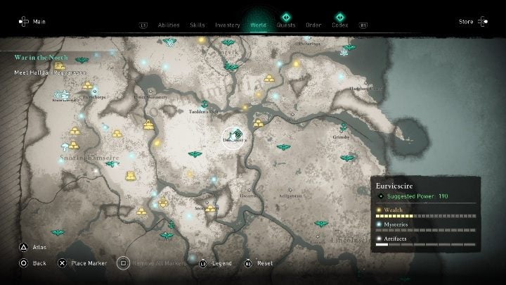 Lokacja: Kartkę znajdziesz w Donecaestre - Assassins Creed Valhalla: Karta niesiona wiatrem - Eurvicscire, sekrety, lokacje - Assassins Creed Valhalla - poradnik do gry