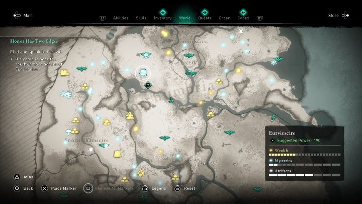 Ten skarb znajdziesz na zachód od miasta Jorvik - Assassins Creed Valhalla: Skarby Brytanii - Eurvicscire, sekrety, lokacje - Assassins Creed Valhalla - poradnik do gry