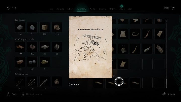 1 - Assassins Creed Valhalla: Mapa skarbów - Eurvicscire, sekrety, lokacje - Assassins Creed Valhalla - poradnik do gry