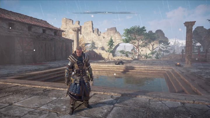 Skarb znajduje się w sadzawce, która leży pomiędzy murami - Assassins Creed Valhalla: Mapa skarbów - Eurvicscire, sekrety, lokacje - Assassins Creed Valhalla - poradnik do gry