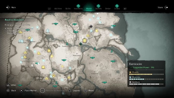 Umiejętność Pułapka z trującym pyłem znajdziesz na południu od miasta Jorvik - Assassins Creed Valhalla: Zdolności - Eurvicscire, sekrety, lokacje - Assassins Creed Valhalla - poradnik do gry