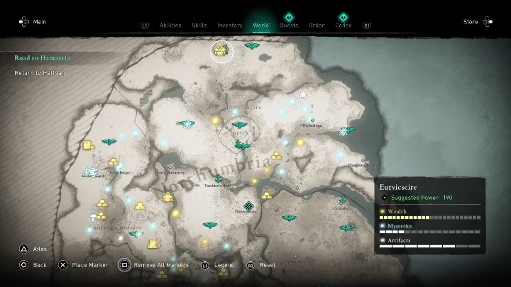 Tę skrzynie znajdziesz na północnej części lokacji w Hausesteads - Assassins Creed Valhalla: Wyposażenie - Eurvicscire, sekrety, lokacje - Assassins Creed Valhalla - poradnik do gry