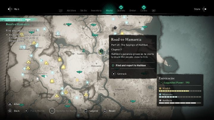 Tę skrzynie znajdziesz w południowo wschodniej części lokacji - Assassins Creed Valhalla: Wyposażenie - Eurvicscire, sekrety, lokacje - Assassins Creed Valhalla - poradnik do gry