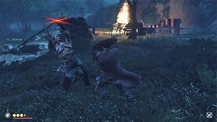 Atakami, których nie można sparować, są przede wszystkim te sygnalizowane na czerwono - Ghost of Tsushima: Porady na start - Ghost of Tsushima - poradnik do gry
