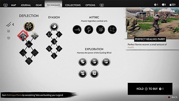 Możesz trwale zwiększać żywotność i hart ducha bohatera dzięki niektórym pasywnym umiejętnościom - Ghost of Tsushima: Leczenie, hart ducha - Ghost of Tsushima - poradnik do gry