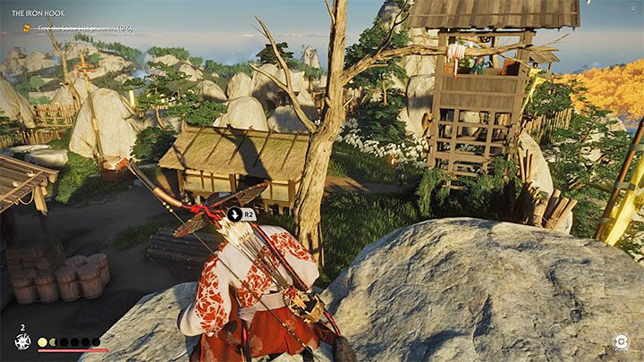 Nie infiltruj wrogiej lokacji wybierając jedno z głównych wejść do niej, gdyż miejsca te są zazwyczaj bardzo dobrze pilnowane - Ghost of Tsushima: Skradanie się - styl Ducha - Ghost of Tsushima - poradnik do gry