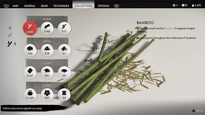 W grze Ghost of Tsushima jest 12 kategorii materiałów do craftingu - Ghost of Tsushima: Crafting - Ghost of Tsushima - poradnik do gry