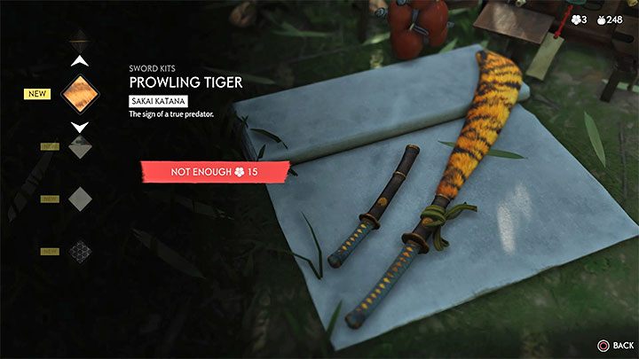 U handlarzy możesz kupować przedmioty kosmetyczne, np - Ghost of Tsushima: Crafting - Ghost of Tsushima - poradnik do gry