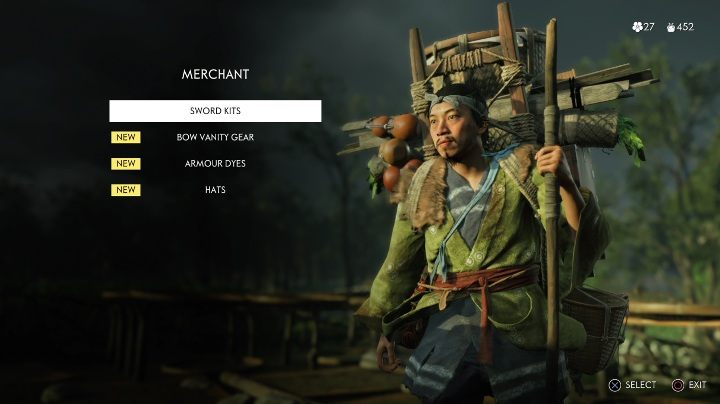 U kupca możesz zdobyć - Ghost of Tsushima: Handlarze, kupcy - Ghost of Tsushima - poradnik do gry