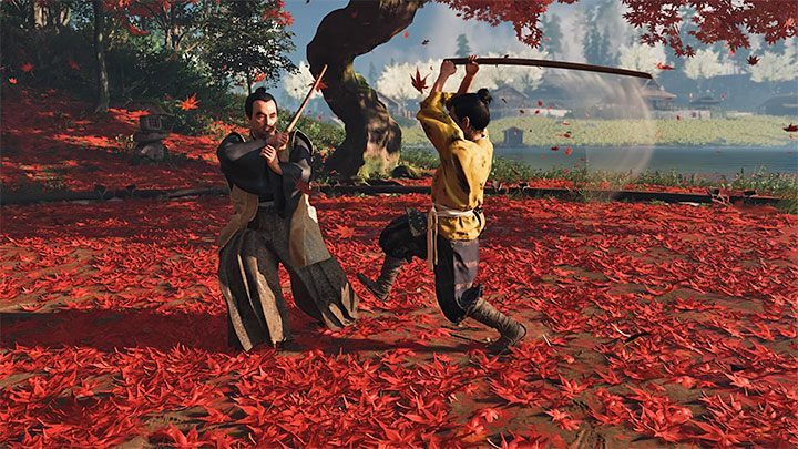 Będziesz sterował młodym Jinem, który pod czujnym okiem swojego wujka - Lorda Shimury - nauczy się podstaw ze staczania walk z użyciem katany - Ghost of Tsushima: Prolog solucja, opis przejścia - Ghost of Tsushima - poradnik do gry