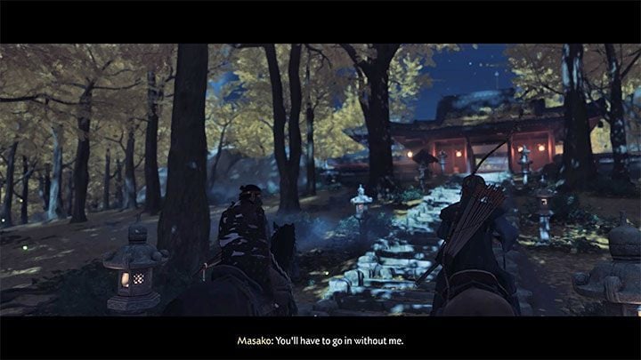 Po odzyskaniu kontroli nad Jinem rozpocznie się przejażdżka konna - Ghost of Tsushima: Opowieść Pani Masako (The Tale of Lady Masako) solucja - Ghost of Tsushima - poradnik do gry