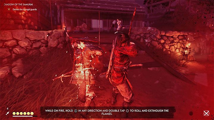 Wyrusz wraz z Yuną w stronę mijanego przed chwilą kolejnego dziedzińca - Ghost of Tsushima: Cień samuraja (Shadow of the Samurai) solucja, opis przejścia - Ghost of Tsushima - poradnik do gry