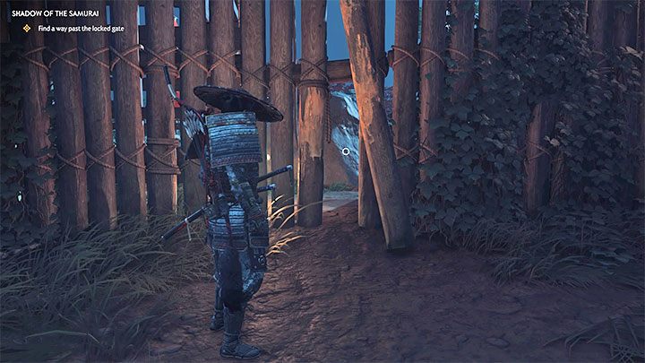 Kolejna ścieżka prowadzi w stronę głównego dziedzińca - Ghost of Tsushima: Cień samuraja (Shadow of the Samurai) solucja, opis przejścia - Ghost of Tsushima - poradnik do gry