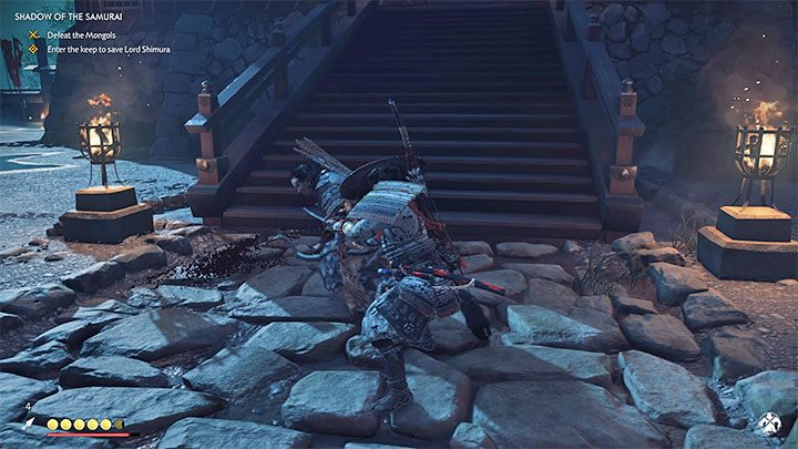 Musisz przystąpić do nowych walk tuż po tym jak Ryuzo ucieknie po przegranej walce - Ghost of Tsushima: Cień samuraja (Shadow of the Samurai) solucja, opis przejścia - Ghost of Tsushima - poradnik do gry