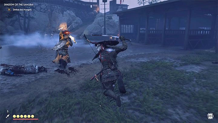 Jin i Shimura automatycznie wyjdą z budynku - Ghost of Tsushima: Cień samuraja (Shadow of the Samurai) solucja, opis przejścia - Ghost of Tsushima - poradnik do gry