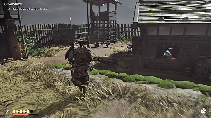 Wkrocz przez główną bramę na teren Fortu Ito - Ghost of Tsushima: Nowy horyzont (A New Horizon) solucja, opis przejścia - Ghost of Tsushima - poradnik do gry
