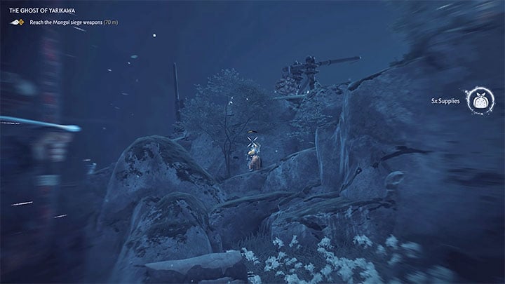 Katapulty Mongołów są na wzgórzu sąsiadującym z twierdzą - Ghost of Tsushima: Duch Yarikawy (The Ghost of Yarikawa) solucja, opis przejścia - Ghost of Tsushima - poradnik do gry