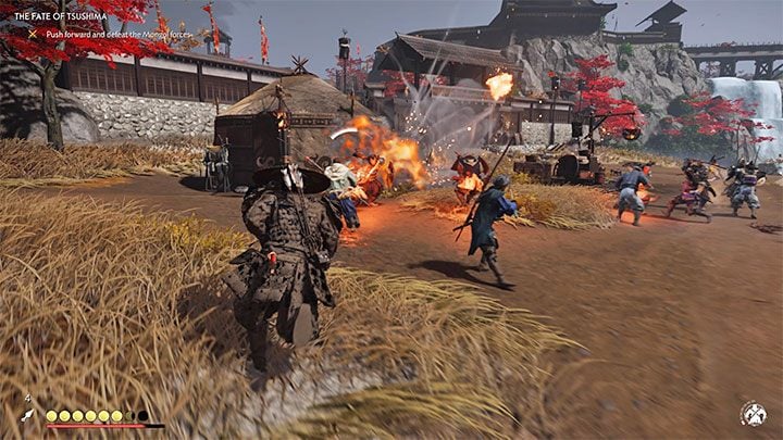 Dotrzyj do pierwszej zamkniętej bramy - Ghost of Tsushima: Losy Cuszimy (The Fate of Tsushima) solucja, opis przejścia - Ghost of Tsushima - poradnik do gry