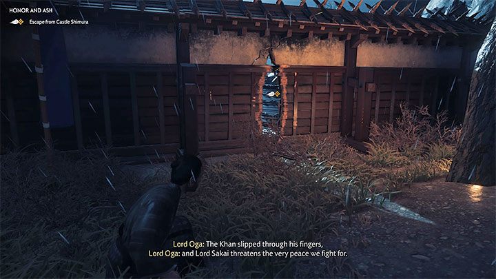 Kolejnych wrogów omiń od lewej strony, przekradając się za ich plecami - Ghost of Tsushima: Honor i popiół (Honor and Ash) solucja, opis przejścia - Ghost of Tsushima - poradnik do gry