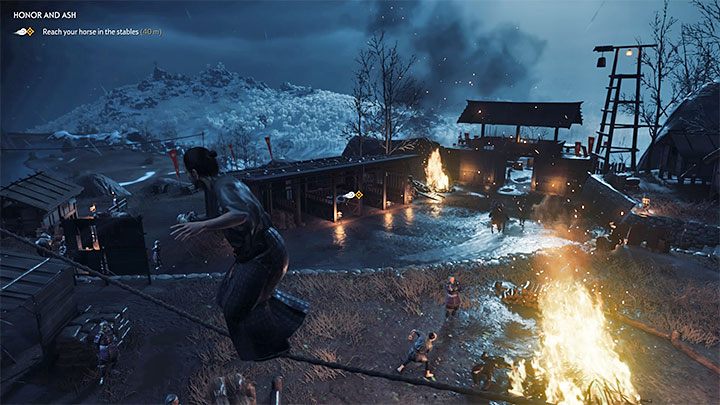 W dalszym ciągu musisz skradać się - Ghost of Tsushima: Honor i popiół (Honor and Ash) solucja, opis przejścia - Ghost of Tsushima - poradnik do gry