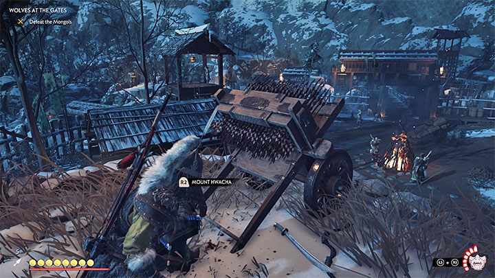 W dalszym ciągu skradaj się - Ghost of Tsushima: Wilki u bram (Wolves at the Gates) solucja, opis przejścia - Ghost of Tsushima - poradnik do gry