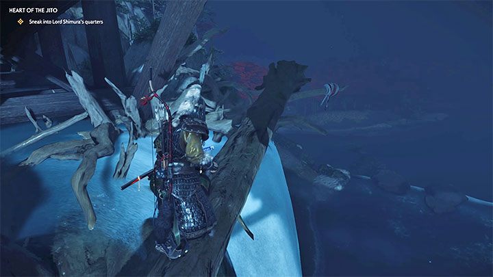 Wdrap się na skały i przejdź po powalonym drzewie - Ghost of Tsushima: Serce Jito (Heart of the Jito) solucja, opis przejścia - Ghost of Tsushima - poradnik do gry