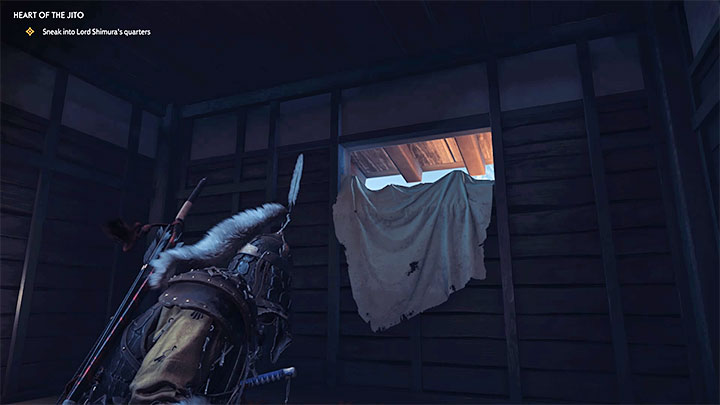 Dotrzyj do nowej okiennicy, która pozwoli ci wkroczyć do nowej części zamku - Ghost of Tsushima: Serce Jito (Heart of the Jito) solucja, opis przejścia - Ghost of Tsushima - poradnik do gry