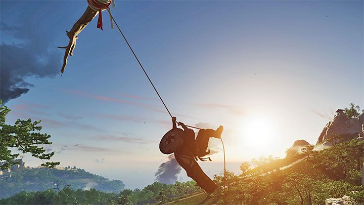 Zaczepy mają trzy główne zastosowania - Ghost of Tsushima: Jak zdobyć linę z hakiem? - Ghost of Tsushima - poradnik do gry