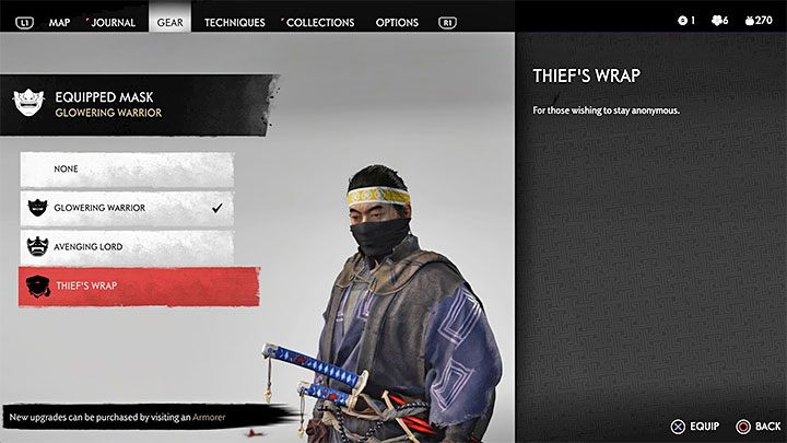 Jin może także korzystać z chust i masek - Ghost of Tsushima: Jak zmienić wygląd? - Ghost of Tsushima - poradnik do gry