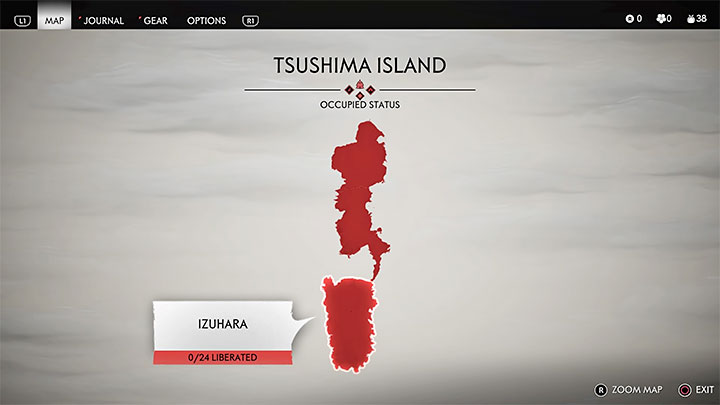 Cuszima w świecie gry składa się z trzech głównych regionów - Ghost of Tsushima: Czy gra ma duży świat? - Ghost of Tsushima - poradnik do gry