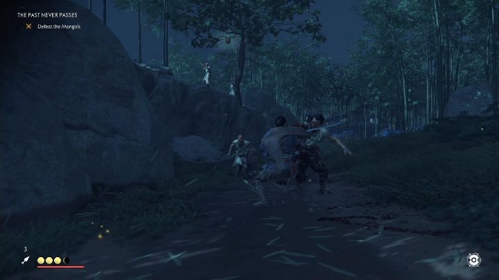 Po dotarciu w określony teren musisz pozbyć się Mongołów - Ghost of Tsushima: Przeszłość nigdy nie mija (The Past Never Passes) solucja - Ghost of Tsushima - poradnik do gry