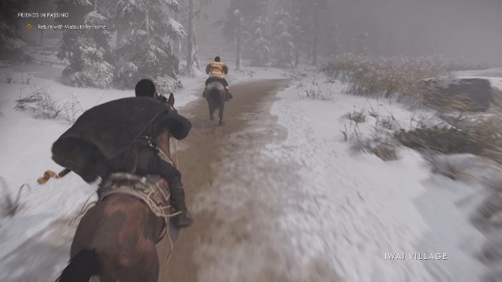 Po sprawdzeniu pułapek odprowadź ją do domu - Ghost of Tsushima: Przyjaciel mimo woli solucja - Ghost of Tsushima - poradnik do gry