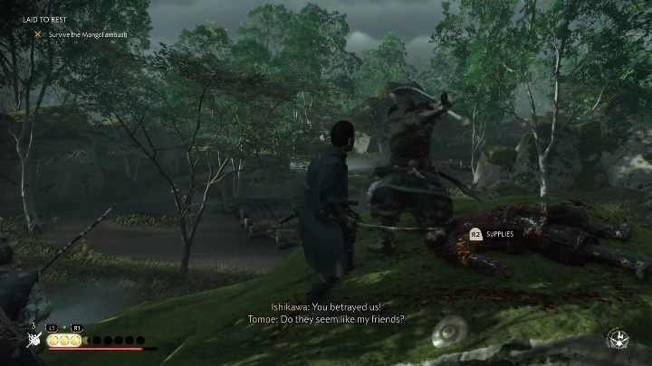 Waszą rozmowę przerwą przeciwnicy - Ghost of Tsushima: Wieczny spoczynek solucja - Ghost of Tsushima - poradnik do gry