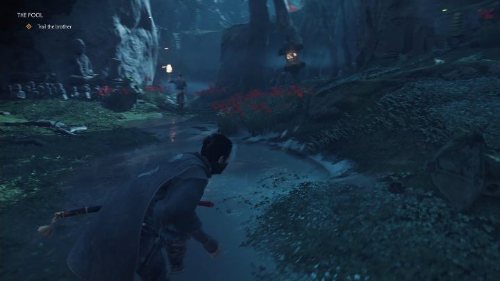 Twoje zadanie rozpocznie się od kilkuminutowego śledzenia mężczyzny - Ghost of Tsushima: Głupiec solucja - Ghost of Tsushima - poradnik do gry