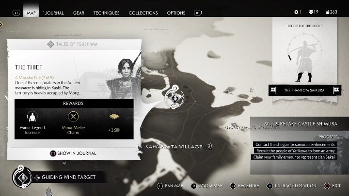 Jak odblokować: Ukończenie zadania pobocznego - Matczyny Spokój i głównego - Duchy Przeszłości - Ghost of Tsushima: Złodziejka solucja - Ghost of Tsushima - poradnik do gry