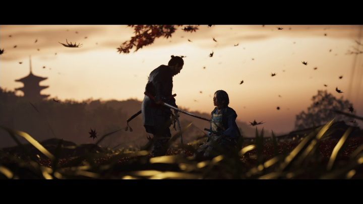 Gdy tylko wydostaniecie się ze świątyni zaatakuje go Masako - Ghost of Tsushima: Spiskowiec solucja - Ghost of Tsushima - poradnik do gry
